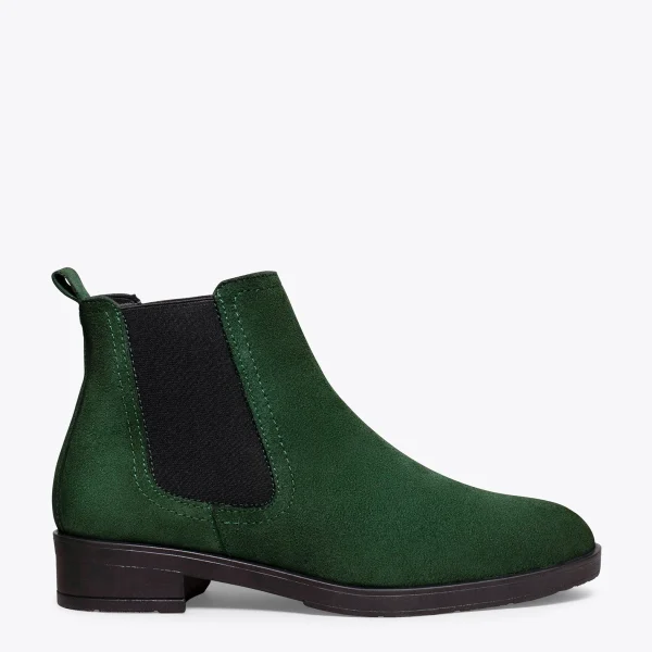 MiMaO ShopOnline CHELSEA – Bottines Plates Pour Femme VERT Authenticité garantie 1