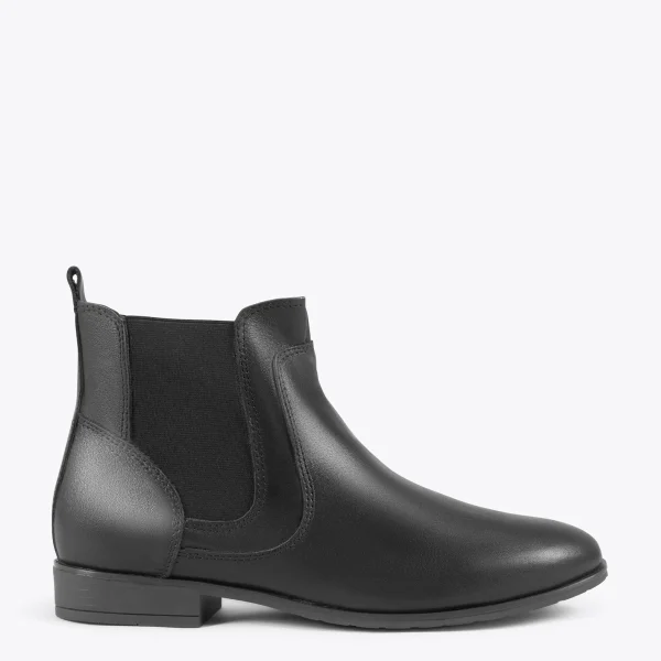 nouveau produit MiMaO ShopOnline BRIGHTON – Bottines Plates Pour Femme NOIR 1