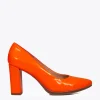 Paris MiMaO ShopOnline URBAN NÉON – Chaussure à Talon ORANGE FLUO 23