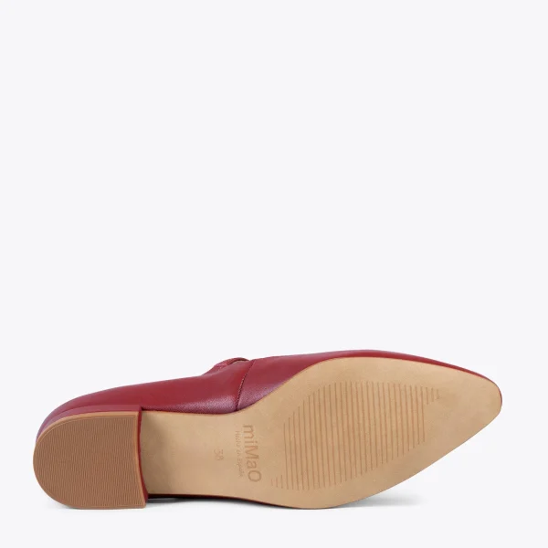 france en ligne MiMaO ShopOnline BABIES – Ballerines Pour Femme à Bracelet GRENAT 6