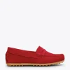 MiMaO ShopOnline MOCCASÍN – Mocassins ROUGE Pour Enfants En Cuir Satisfait ou Remboursé 23