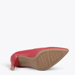 MiMaO ShopOnline URBAN GLAM – Chaussures élégantes à Talon Haut ROUGE soldes magasin 17