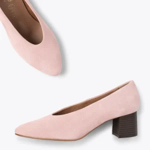 MiMaO ShopOnline URBAN STYLE – Chaussures à Talon Bas En Nubuck ROSE authentiques 11