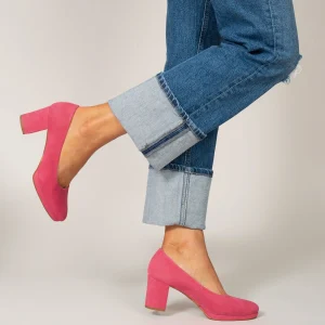 MiMaO ShopOnline URBAN PLATEFORME – Chaussure à Plateforme FUCHSIA à Talon Moyen Livraison internationale 19