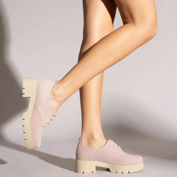 MiMaO ShopOnline CANDEM – Chaussures à Lacets Avec Talon Et Plateforme ROSE jusqu'à 8