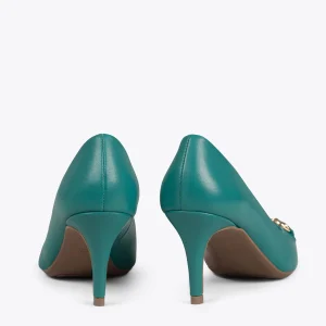 MiMaO ShopOnline ÉLÉGANCE- Stiletto Avec Ornement Métallisé VERT EAU nouveau produit 13