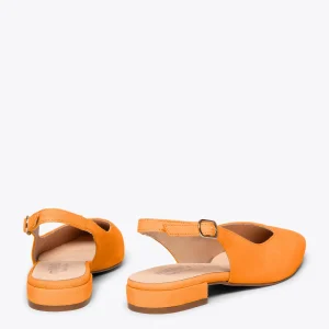 vente en ligne pas cher MiMaO ShopOnline BRUNCH – Chaussures Sans Talon Pour Femmes ORANGE 12