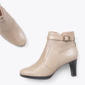 MiMaO ShopOnline MILAN – Bottines à Talon Et Bracelet Décoratif TAUPE SOLDES TOUT À 11