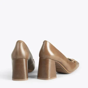 MiMaO ShopOnline MIA – Chaussures à Talon Trapèze TAUPE offre spéciale 13