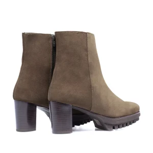 à prix d'occasion MiMaO ShopOnline BOTTINE TREND – Bottine En Cuir Avec Plateforme TAUPE 14