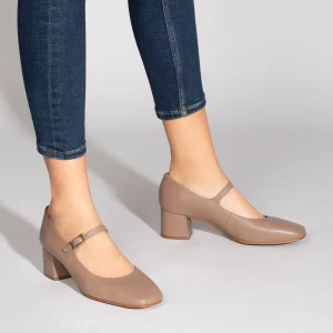 excellents soldes MiMaO ShopOnline BELLA – Chaussures Avec Bracelet Et Bout Carré TAUPE 19