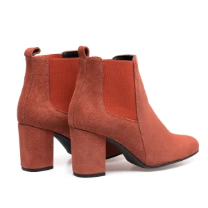 fashioniable MiMaO ShopOnline BOTTINES URBAN- Bottines à Talon TERRACOTA 14