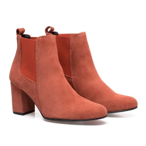 fashioniable MiMaO ShopOnline BOTTINES URBAN- Bottines à Talon TERRACOTA 12