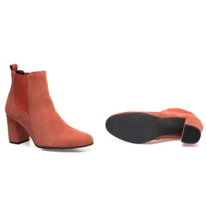 fashioniable MiMaO ShopOnline BOTTINES URBAN- Bottines à Talon TERRACOTA 20