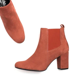 fashioniable MiMaO ShopOnline BOTTINES URBAN- Bottines à Talon TERRACOTA 18