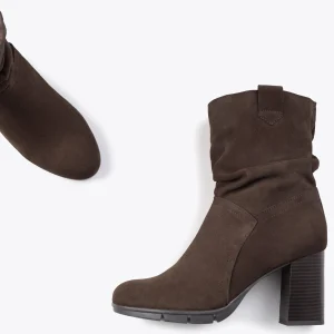 magasin MiMaO ShopOnline Wave -Bottines à Talon Et Zip MARRON 11