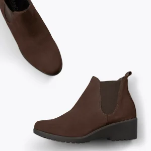 MiMaO ShopOnline BOTTINE COMPENSÉE – Bottines à Semelle Amovible MARRON en ligne vente 11