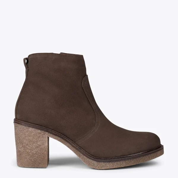 Large choix en ligne MiMaO ShopOnline KANSAS – Bottines Country En Cuir MARRON 1