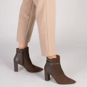 ﻿soldes MiMaO ShopOnline PRAGA – Bottines Pour Femme à Talon MARRON 19