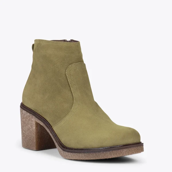 qualité d’originales MiMaO ShopOnline KANSAS – Bottines Country En Cuir VERT 5