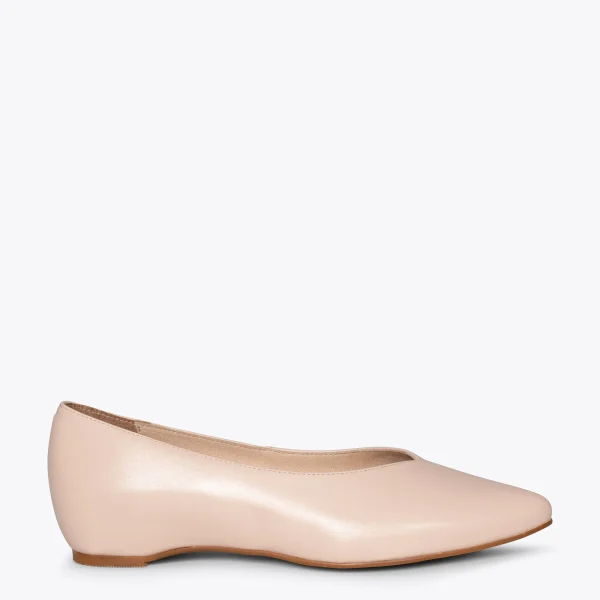 soldes en ligne MiMaO ShopOnline URBAN COMPENSÉE – Chaussures NUDE Avec Semelle Compensée 1