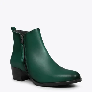 Satisfait ou Remboursé MiMaO ShopOnline CREMALLERA –Bottines Basiques Pour Femme VERT 15