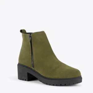 soldes pas cher MiMaO ShopOnline POP – Boot En Cuir VERT Hydrofuge 14