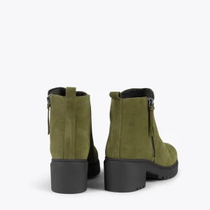 soldes pas cher MiMaO ShopOnline POP – Boot En Cuir VERT Hydrofuge 12