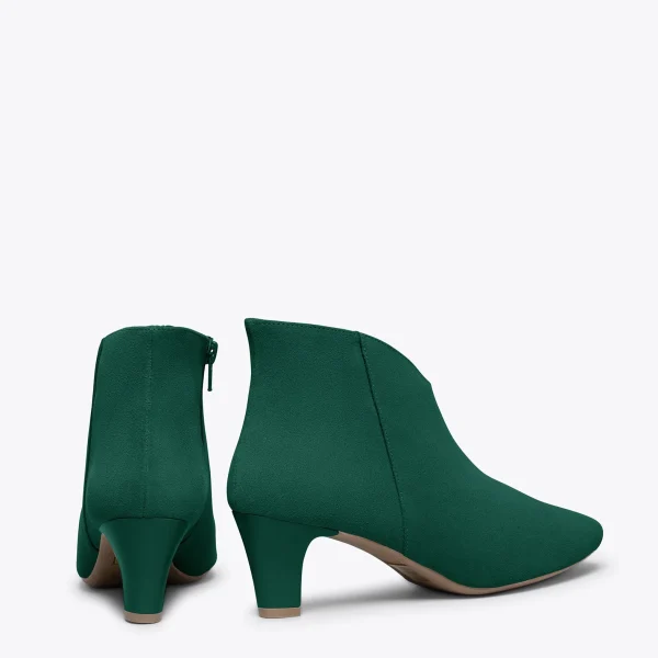 MiMaO ShopOnline LADY – Bottines Avec Décolleté En V VERT Livraison gratuite 4