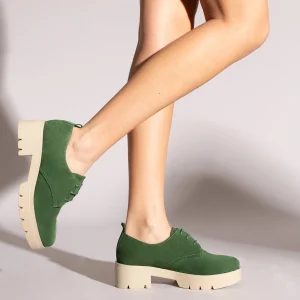 MiMaO ShopOnline CANDEM – Chaussures à Lacets Avec Talon Et Plateforme VERT magasin solde 22