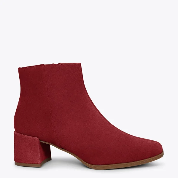 MiMaO ShopOnline CITY – Bottines à Talon Avec Bout Carré VIN qualité supérieure 1