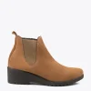 MiMaO ShopOnline BOTTINE COMPENSÉE – Bottines à Semelle Amovible CAMEL fashion pas cher 28