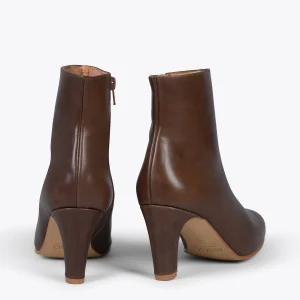 MiMaO ShopOnline DAILY – Bottines En Cuir MARRON magasin pour 12