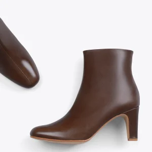 MiMaO ShopOnline DAILY – Bottines En Cuir MARRON magasin pour 10