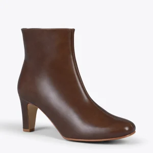 MiMaO ShopOnline DAILY – Bottines En Cuir MARRON magasin pour 14