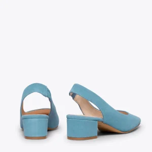 Paris MiMaO ShopOnline LADY – Chaussures BLEU Talon Ouvert 12