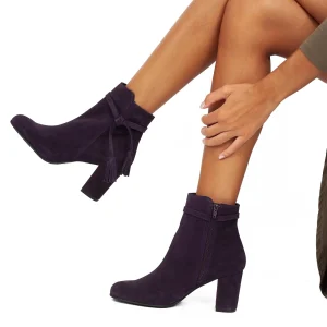 MiMaO ShopOnline BOTTINES BOHO à Talon Violet à prix imbattables 19