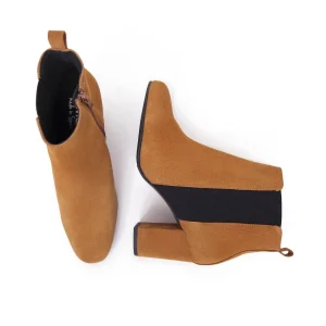 belle MiMaO ShopOnline BOTTINES URBAN à Talon CAMEL 11