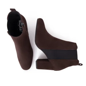 pas cher en ligne MiMaO ShopOnline BOTTINES URBAN à Talon CHOCOLAT 11