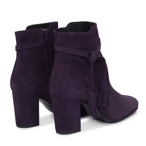 MiMaO ShopOnline BOTTINES BOHO à Talon Violet à prix imbattables 15