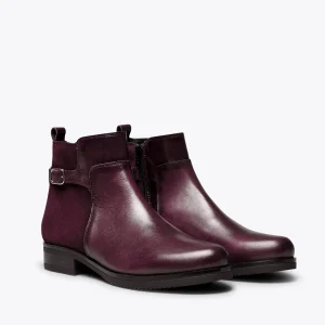 MiMaO ShopOnline DUO – Bottines Plates VIN Avec Cuir Combiné boutique 10