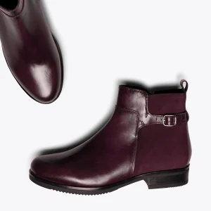 MiMaO ShopOnline DUO – Bottines Plates VIN Avec Cuir Combiné boutique 12