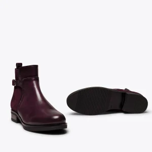 MiMaO ShopOnline DUO – Bottines Plates VIN Avec Cuir Combiné boutique 16