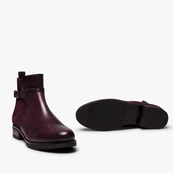 MiMaO ShopOnline DUO – Bottines Plates VIN Avec Cuir Combiné boutique 6