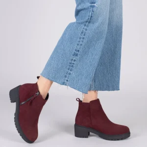 styles dernier cri MiMaO ShopOnline POP – Boot En Cuir BORDEAUX Hydrofuge 19