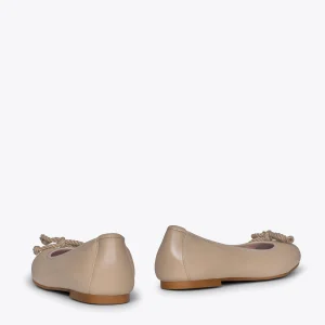 mode MiMaO ShopOnline BALLET – Ballerines Pour Femmes TAUPE 13