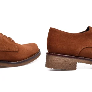 magasin MiMaO ShopOnline OXFORD- Chaussures Oxford à Lacets Pour Femme MARRON 16