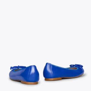 MiMaO ShopOnline BALLET – Ballerines Pour Femmes BLEU ROI authentiques 13