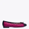 site officiel MiMaO ShopOnline BALLERINE LACET – Ballerine FUCHSIA Avec Broderie Losange 25