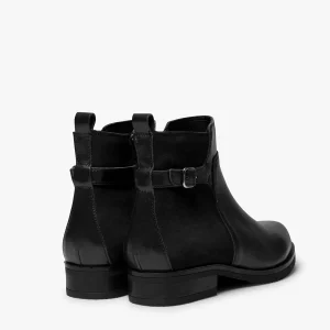 REMISE allant MiMaO ShopOnline DUO – Bottines Plates NOIR Avec Cuir Combiné 12